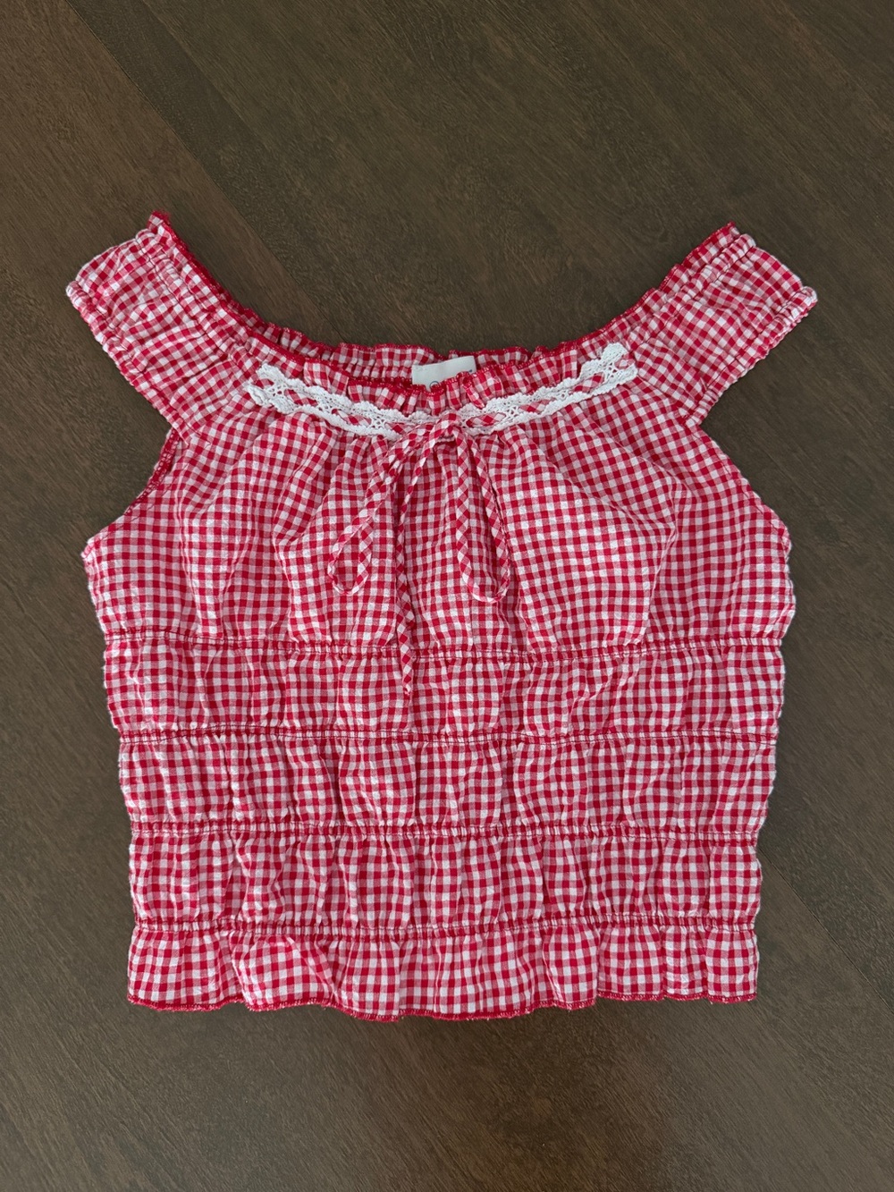 Gingham Country Top | XS